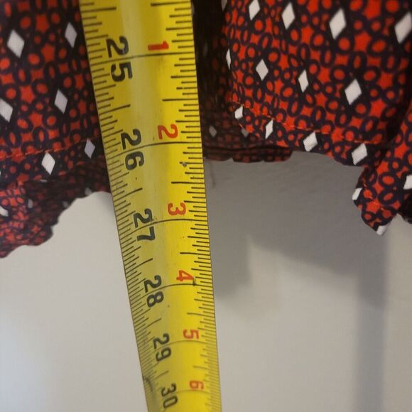 Lulus La Vie en Roses Navy Blue and Red Floral Print Dress Womens S Mixed Prints - Picture 12 of 13